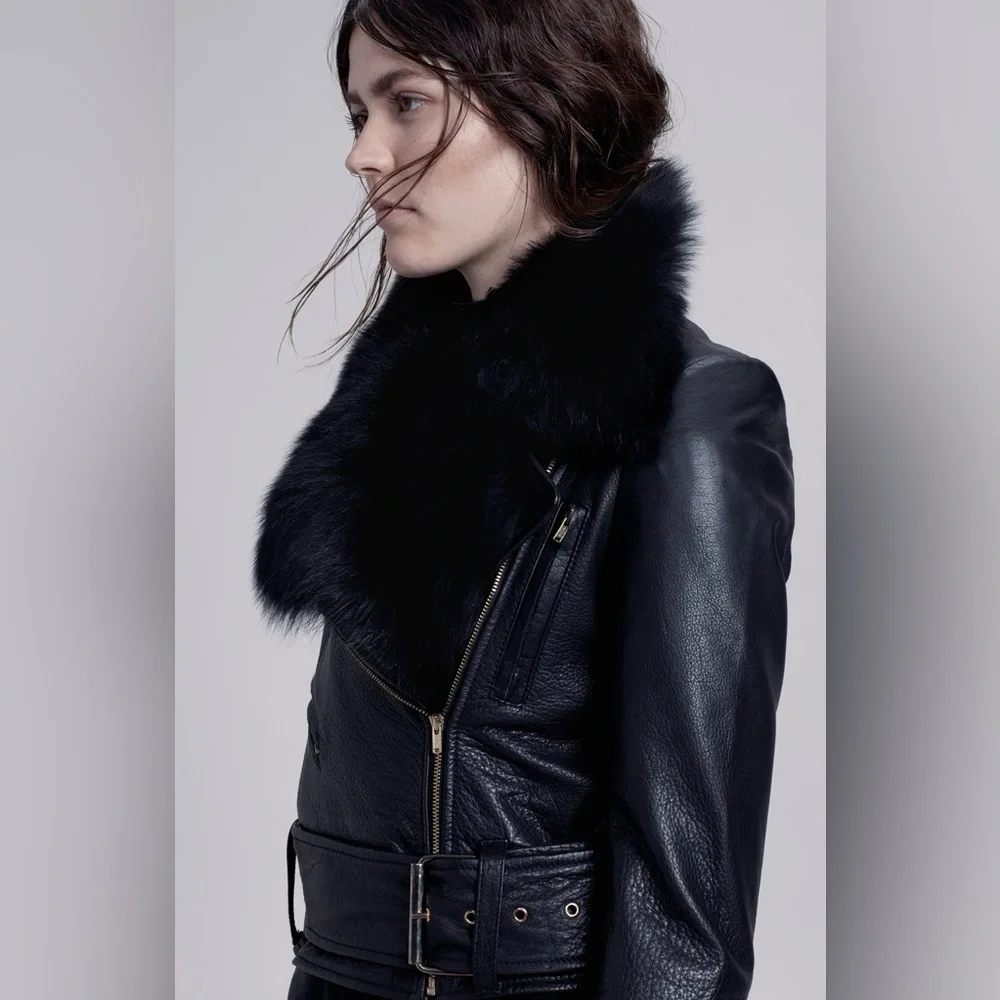 Camilla and Marc Leather Biker Jacket "The Andalucia" - Picture 14 of 14